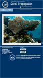 Mobile Screenshot of coralpropagation.montereybayacademy.org