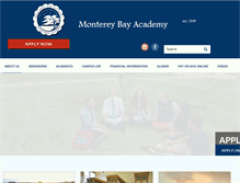 Tablet Screenshot of montereybayacademy.org